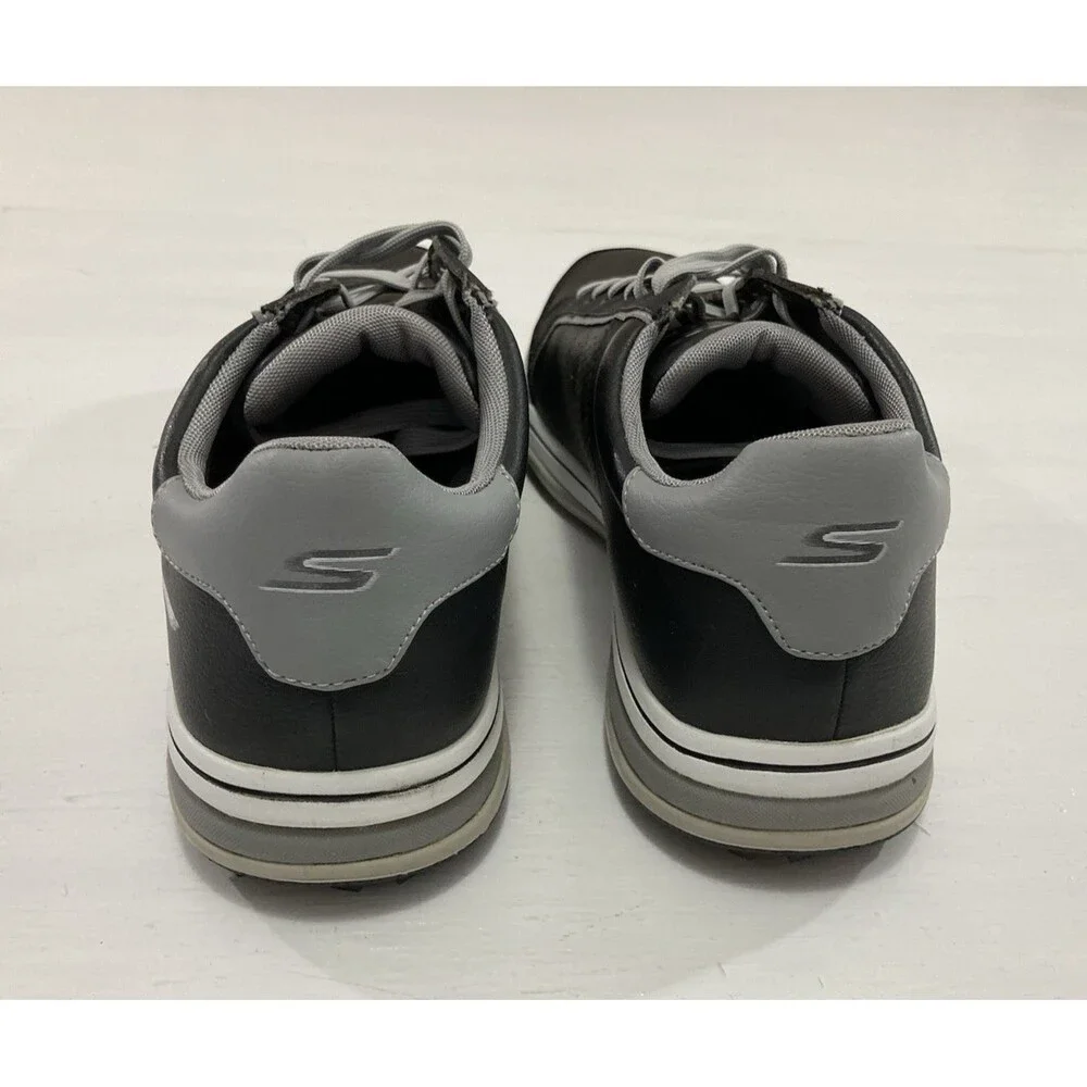 Skechers Go Golf Drive 2 LX Men’s 8 Black Spikeless Leather Golf Shoes 53546 - Picture 5 of 9